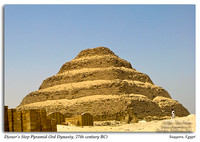 The Step Pyramid in Saqqara, Egypt