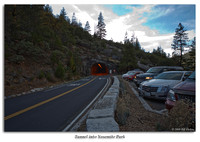Tunnel into Yosemite Park