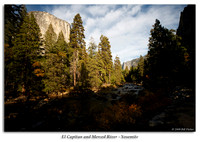 El Capitan and Merced River - Yosemite
