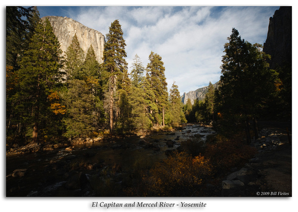 El Capitan and Merced River - Yosemite