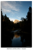 Half Dome and Merced River - Yosemite